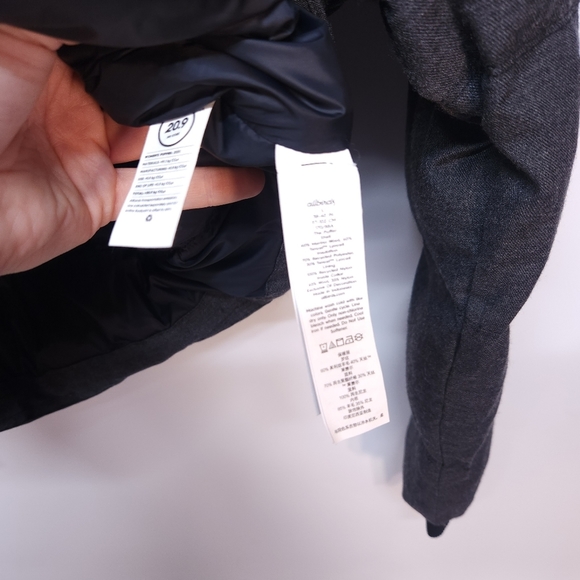 Allbirds Trino Puffer Jacket Charcoal Grey NWT L - Picture 7 of 8